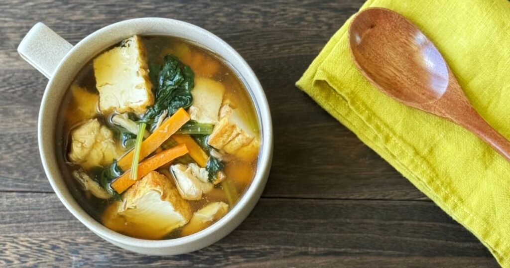 sasami-komatsuna-soup